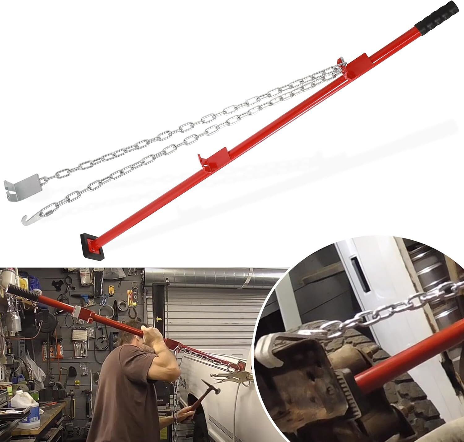 Hustler Stick Body Jack 77175 Car Panel Bumper Auto Body Alignment Repair Tool