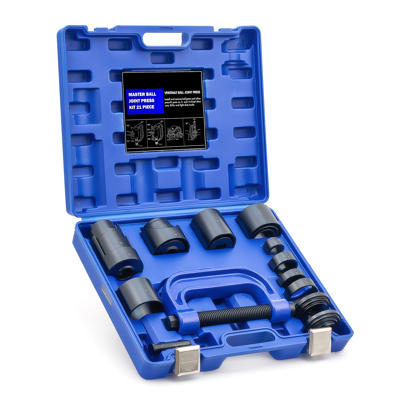 Master Ball Joint Press 21pc Auto Ball Joint Removal Installer Tool Kit 2&4WD US