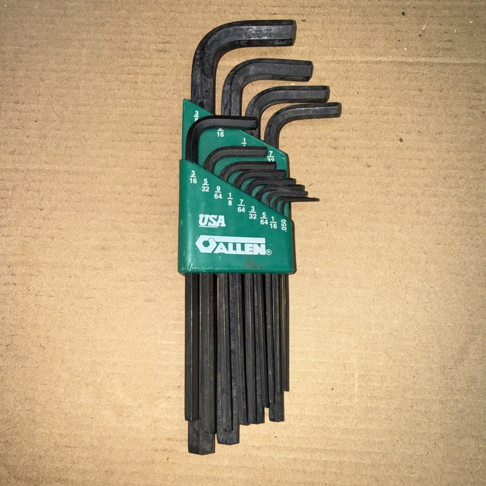 KD TOOLS GearWrench 30 13 Piece Allen SAE Hex Key Set Used Complete