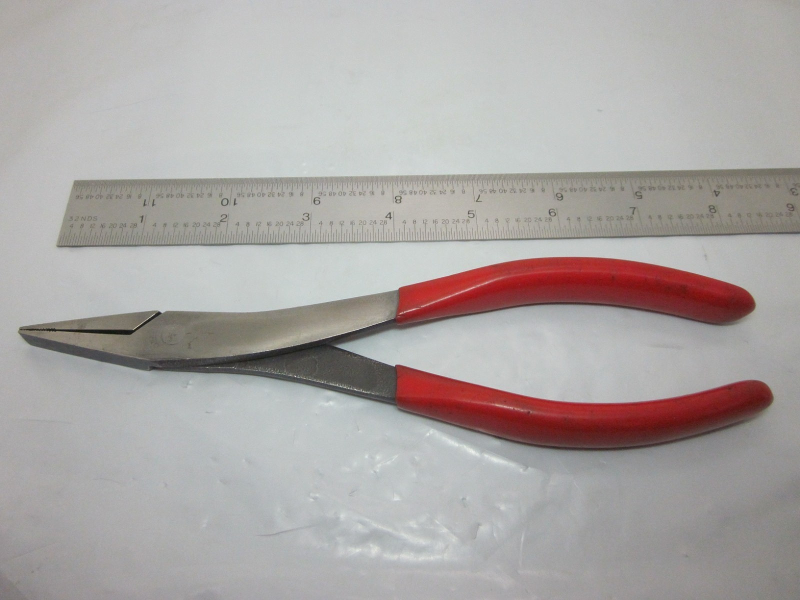 Snap on 61CP 8″ Duck Bill Plies Red Grip Handles USA