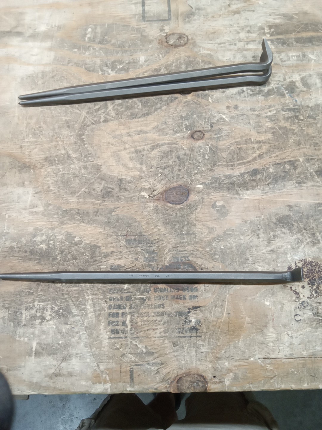 MAYHEW, 16-1/2″ ROLLING HEAD PRY BAR, #482 1/2
