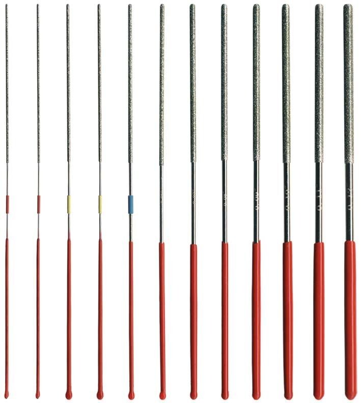 Diamond Micro Round Files: #8042; Industrial Diamond Abrasive