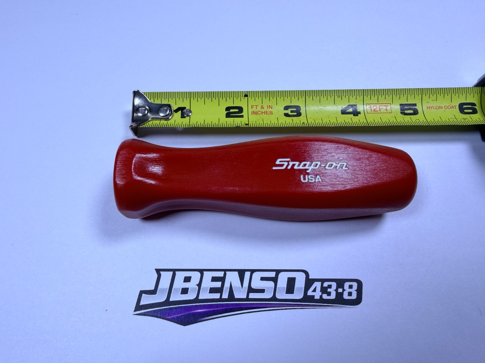 Snap-on Tools USA NEW RARE RED Medium Replacement Handle Hard Grip