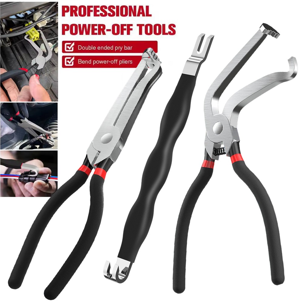 2pcs Electrical Connector Disconnect Pliers for Car Automotive Plug Removal Tool
