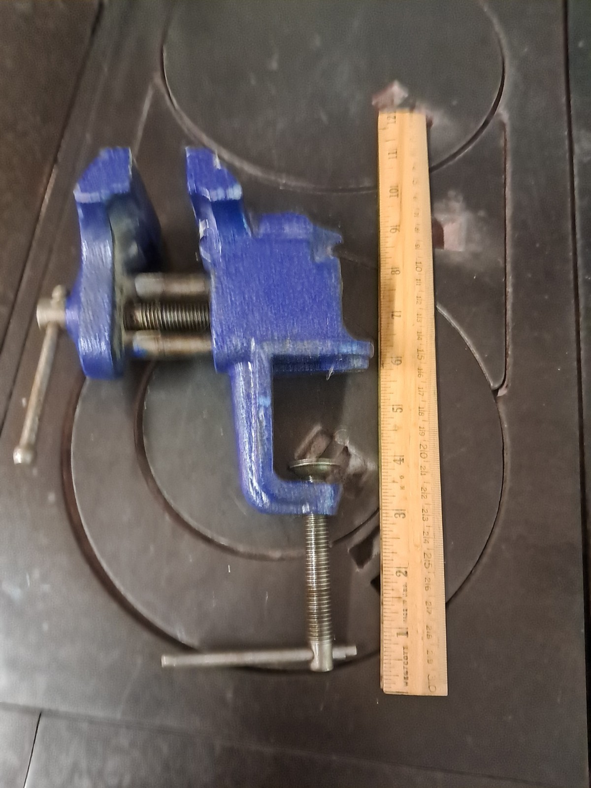 Wilton 150 Clamp-On Bench Vise, 3in Jaw Width 2.5 Jaw Opening