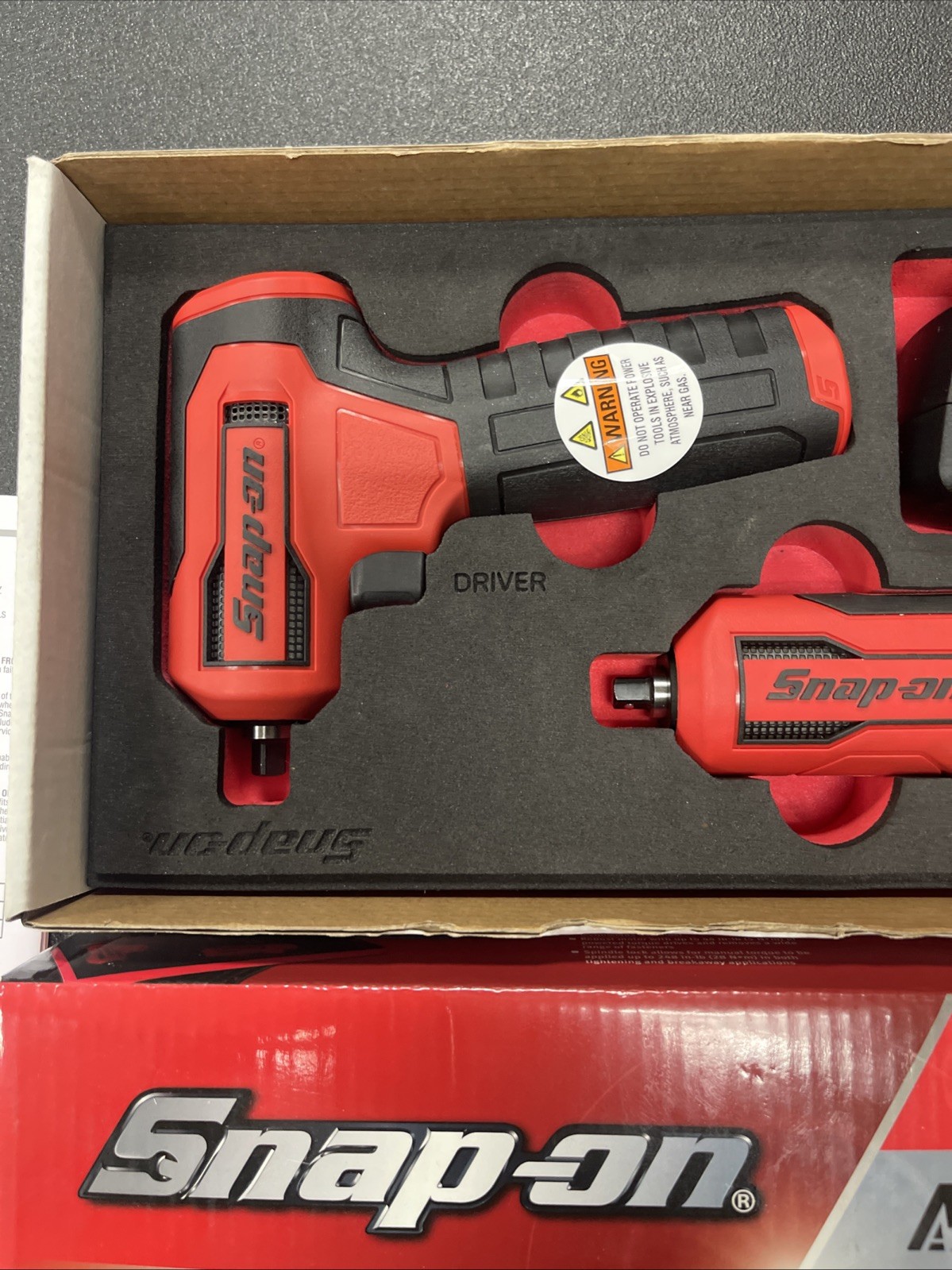 SNAP ON TOOLS NEW CTNN13KF Nano/Axcess Tool Kit RED 1/4″ Drive 2Pc All Pieces