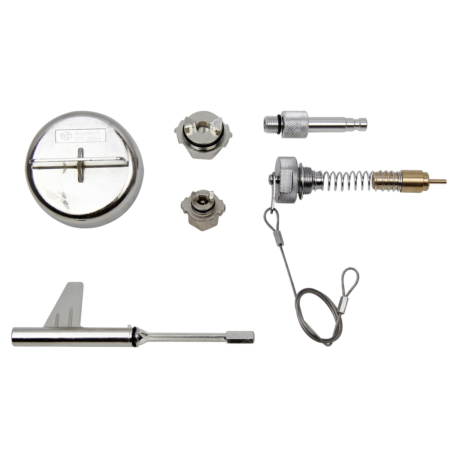 6PCS Metal Transmission Oil Filling Change Tool Kit for Benz 725.0 9 Speed