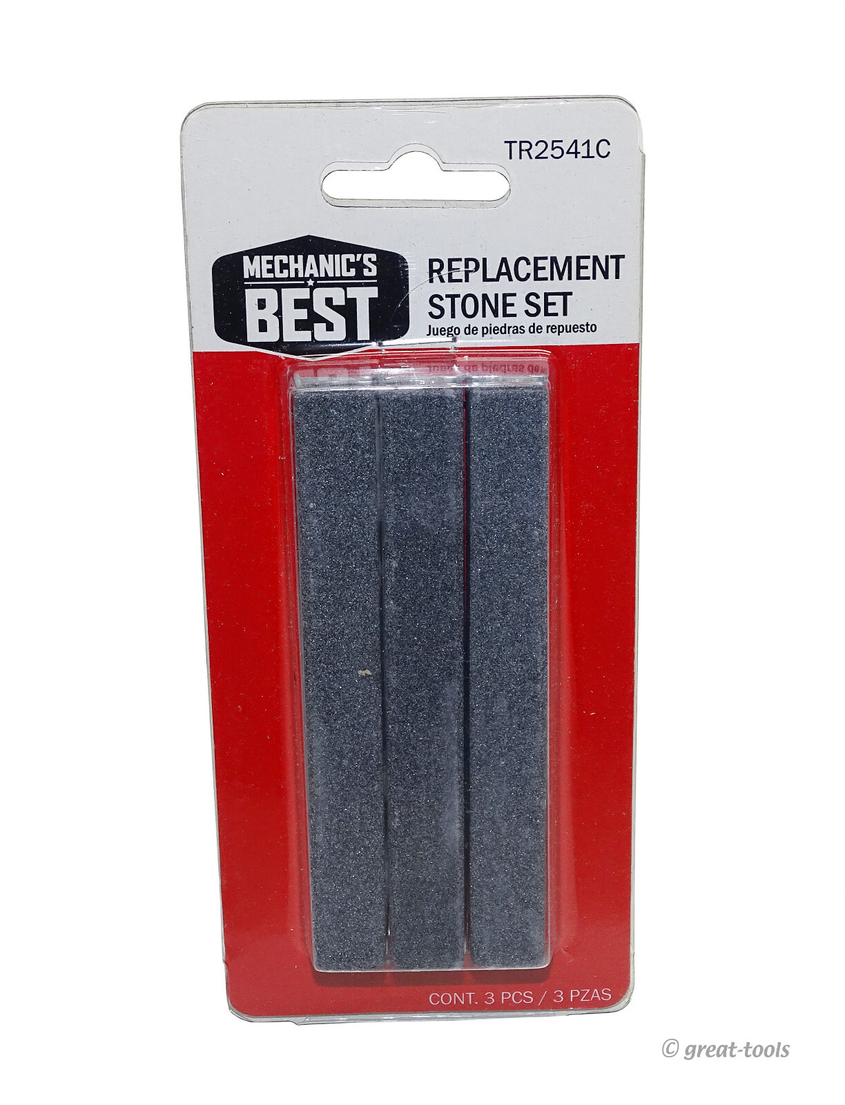 100 GRIT STONE SET – engine cylinder hone tool – 4” honing stones, glaze breaker