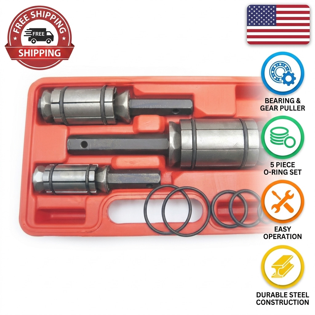 Exhaust Pipe Expander Tool Set Muffler Tube Spreader Dent Remover AutoRepair Kit
