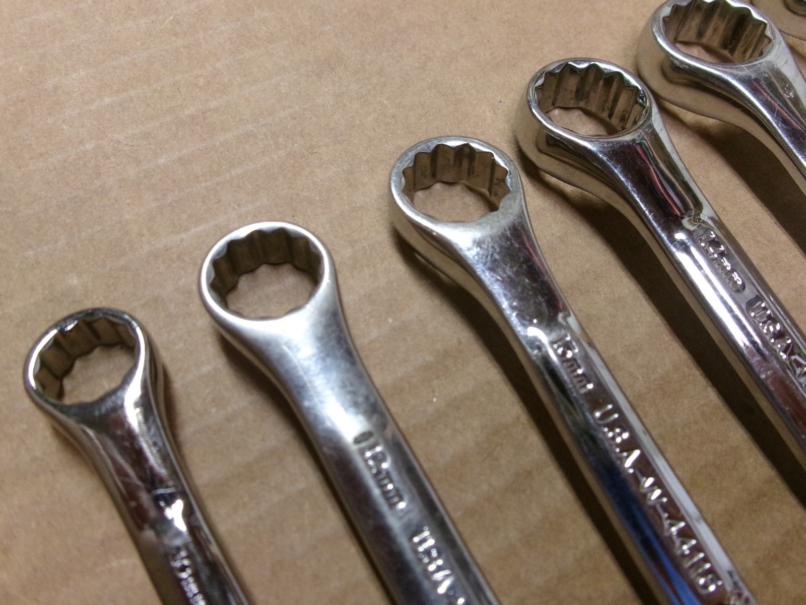 Craftsman Professional 7-Piece Stubby Combination Wrench Set 10-18 MM No 44111
