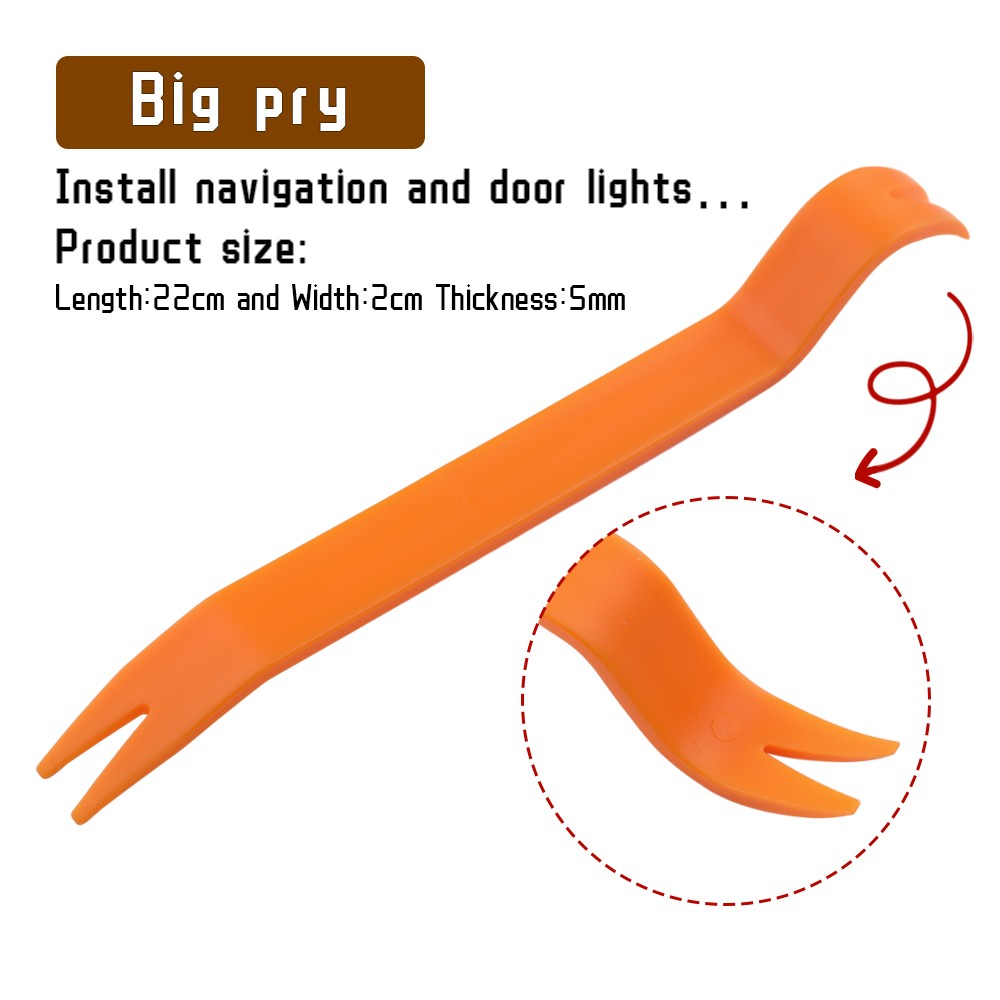 Car Trim Removal Tool Car Panel Door Dashboard Fastener Remover Pry 4PCS SET NEW