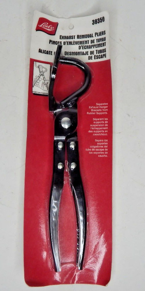 EXHAUST PIPE REMOVAL PLIERS 38350 – Rubber Support Hanger Tool – Made in the USA