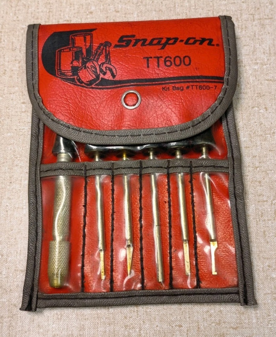 Snap On Tools USA 6pc Terminal Tool Set Kit TT600 2 3 4 5 6 & 7 Black Hard Grip