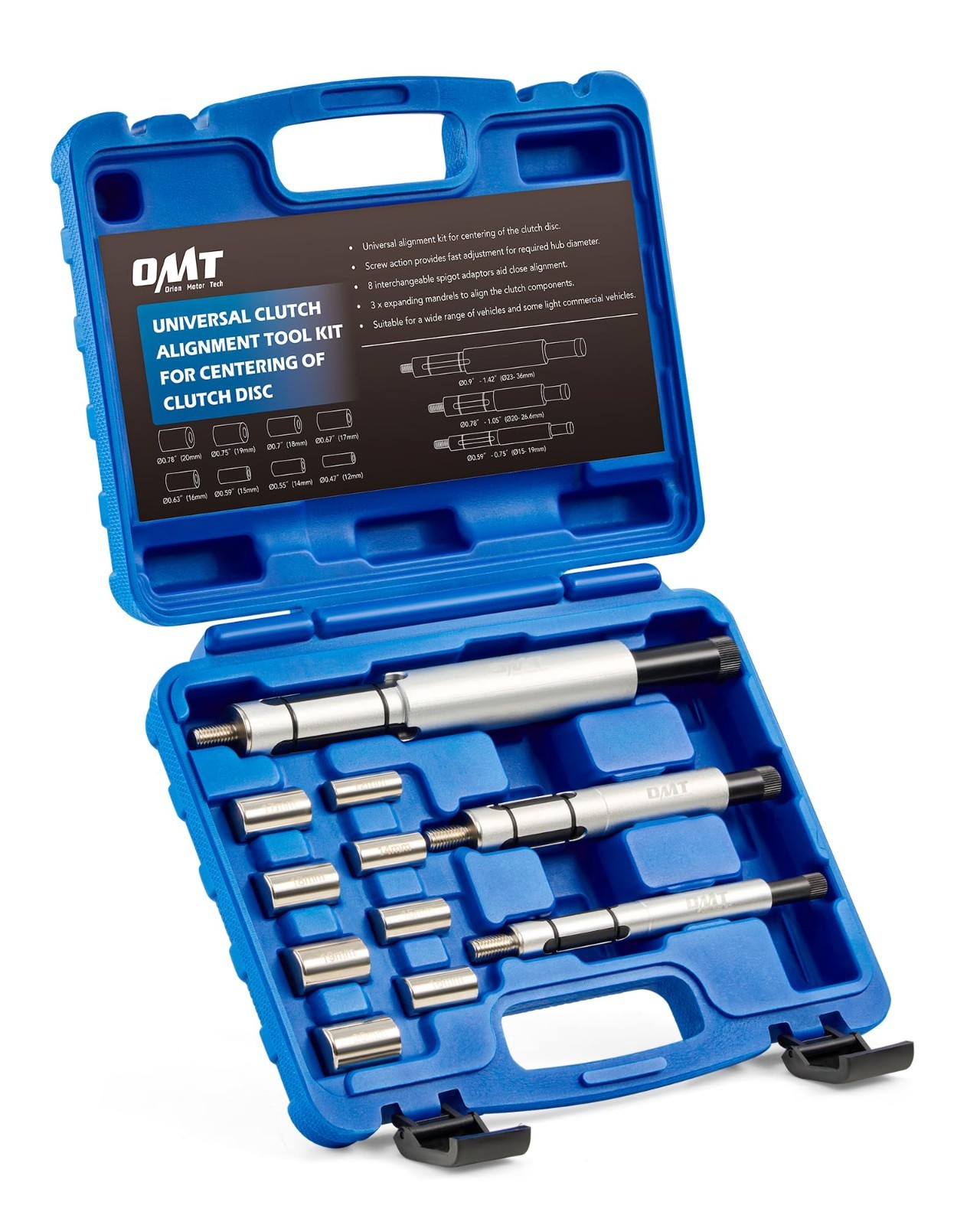 Universal Clutch Alignment Tool Kit – 11pc Disc Centering Set for Cars & Trucks