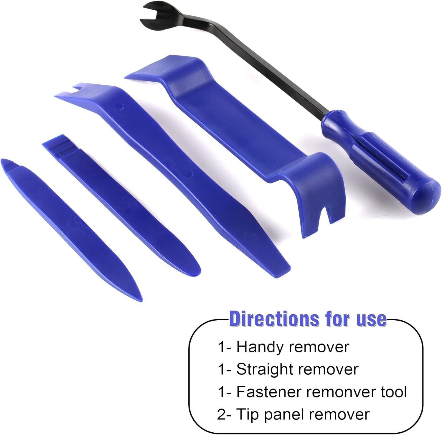 Car Trim Removal Tool Kit Set Door Panel Fastener Auto Dashboard Plastic Tools