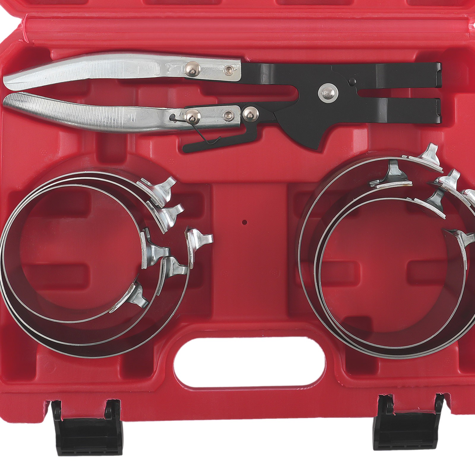 Auto Piston Ring Compressor 73-111mm for Car Engine Rebuild 7PC Tool Kit
