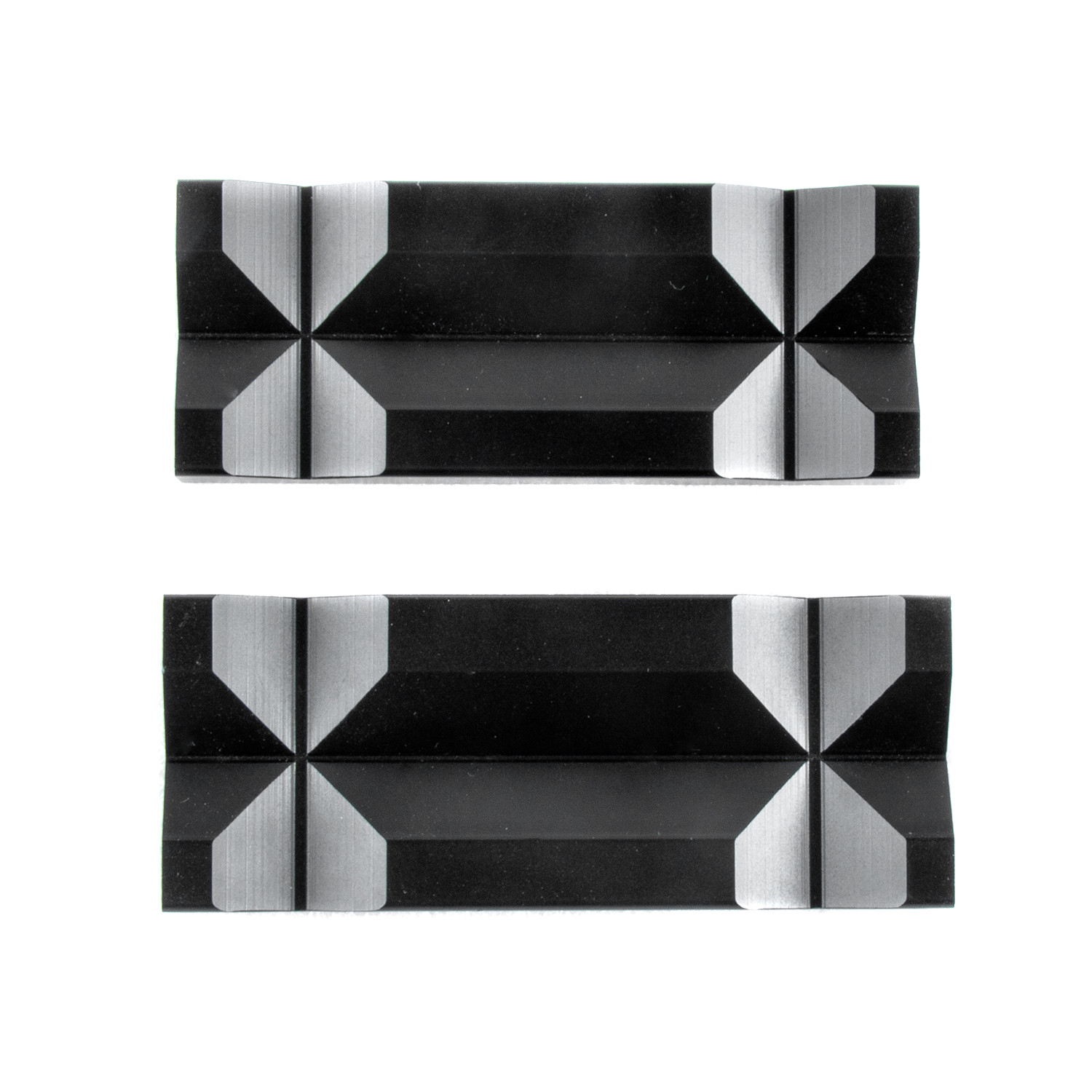 Aluminum Vise Jaw Protective Inserts With Magnetic Back Fits AN Fittings Billet