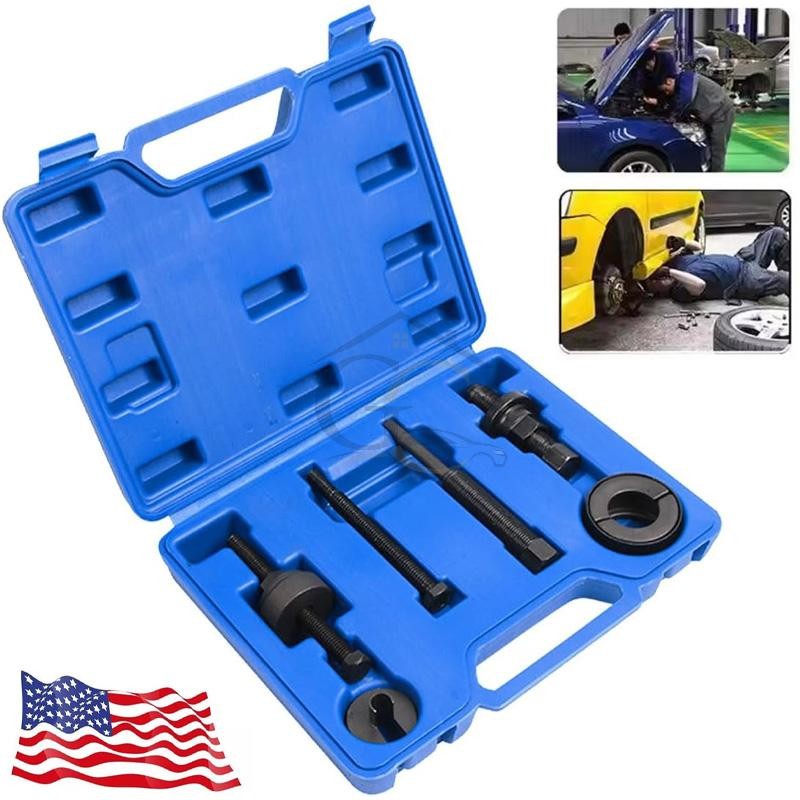 Power Steering Pump Pulley Puller Remover Installer Removal Tool Kit for GM Ford