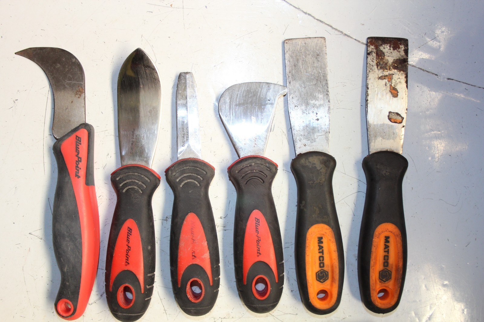 BLUE-POINT MATCO Upholstery, Trim, Scrapers and Putty Knives Tools MIXES LOT 11p