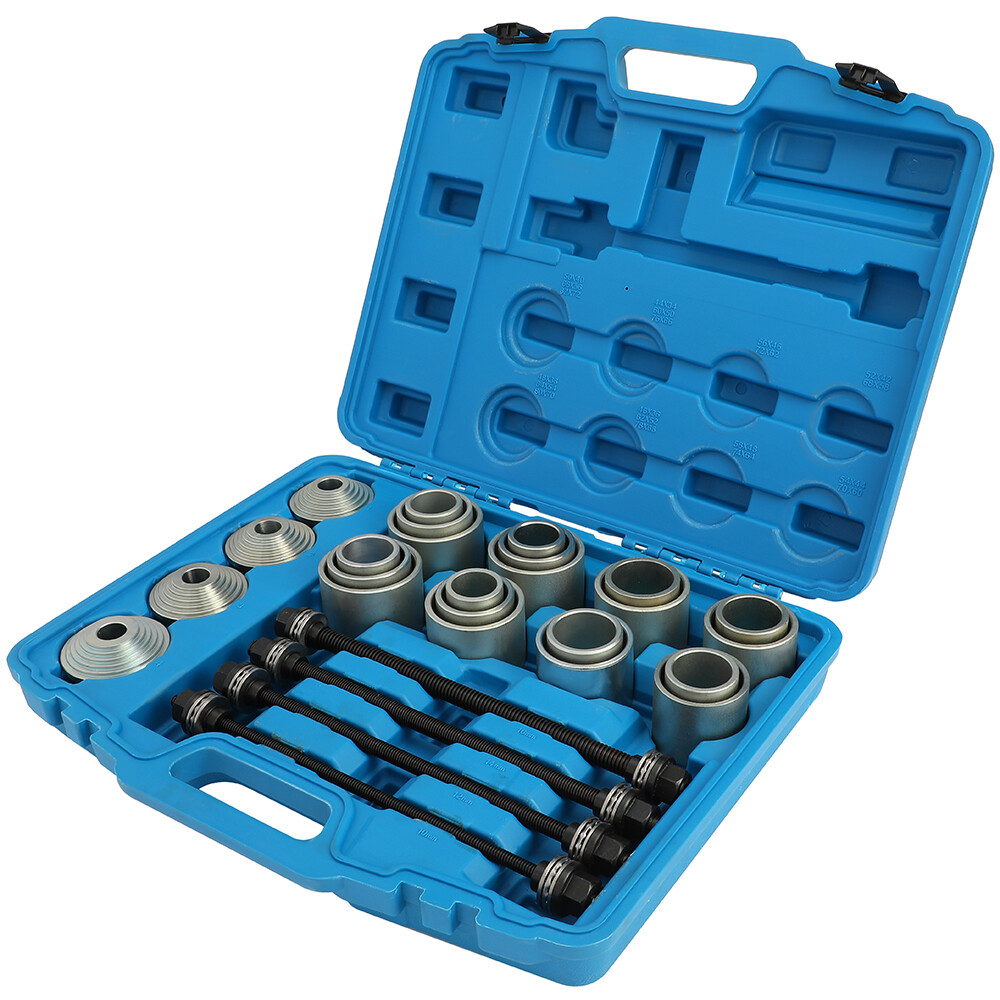 NEW 28Pc Press Pull Sleeve Kit Remove Bearings Bushes Seals Garage Tool
