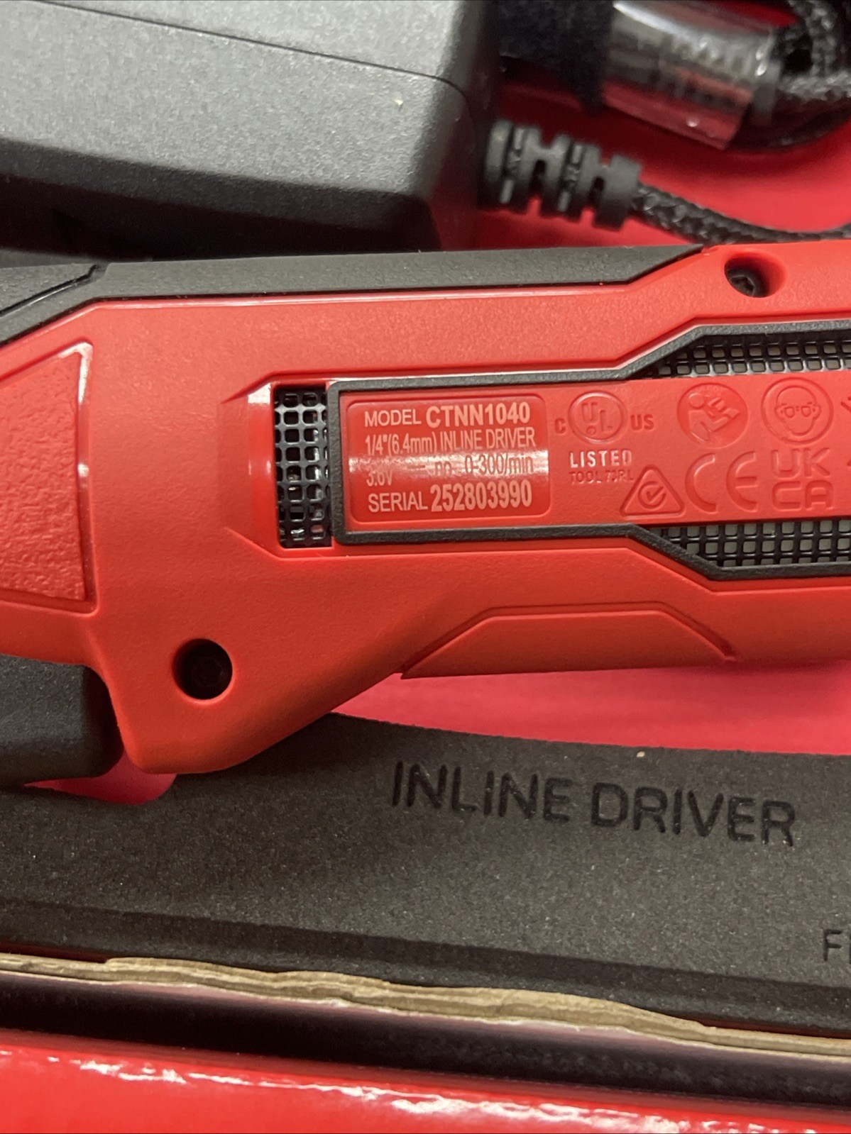 SNAP ON TOOLS NEW CTNN13KF Nano/Axcess Tool Kit RED 1/4″ Drive 2Pc All Pieces