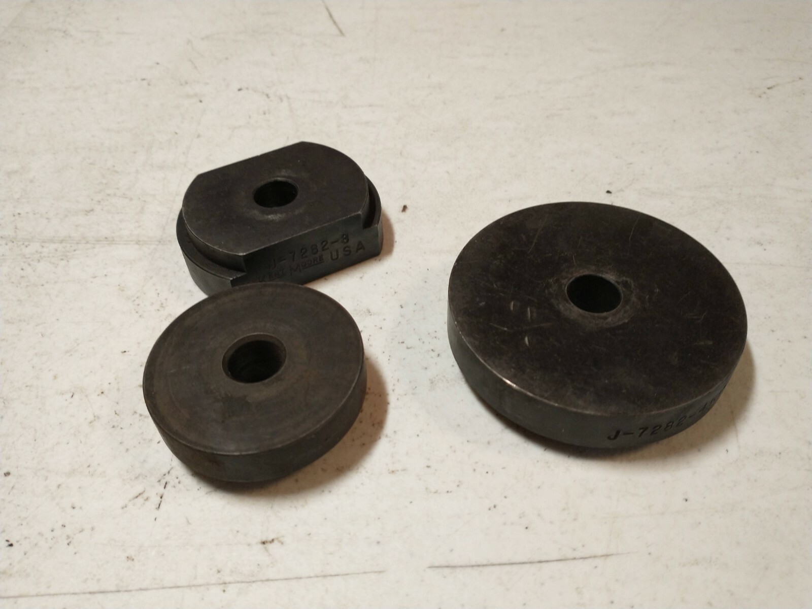 3 Pieces: KENT MOORE TOOL J-7282 PINION BEARING DRIVER J-7282-2 7282-3 J7282-4