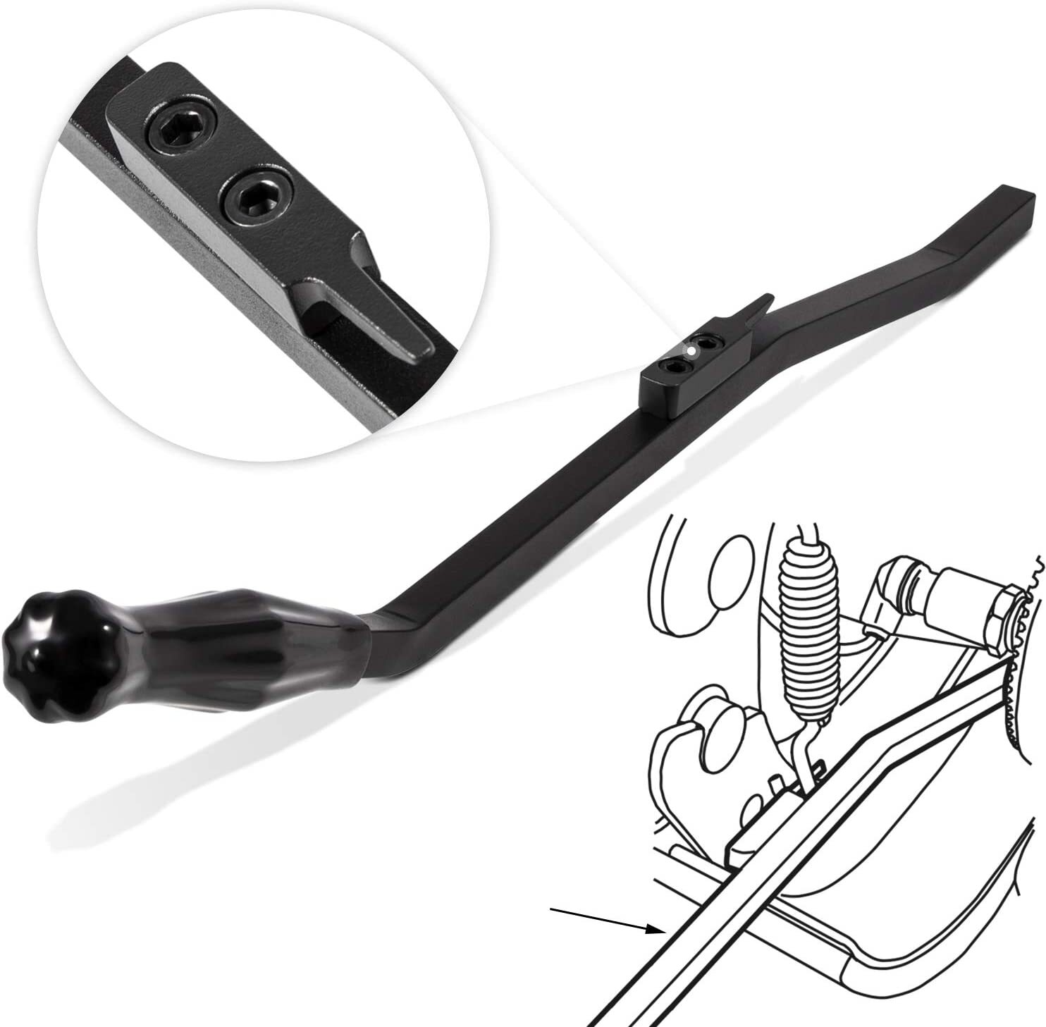 5081 S-Cam Air Brake Spring Tool for Heavy Duty Tractors Trailers Semi-Truck