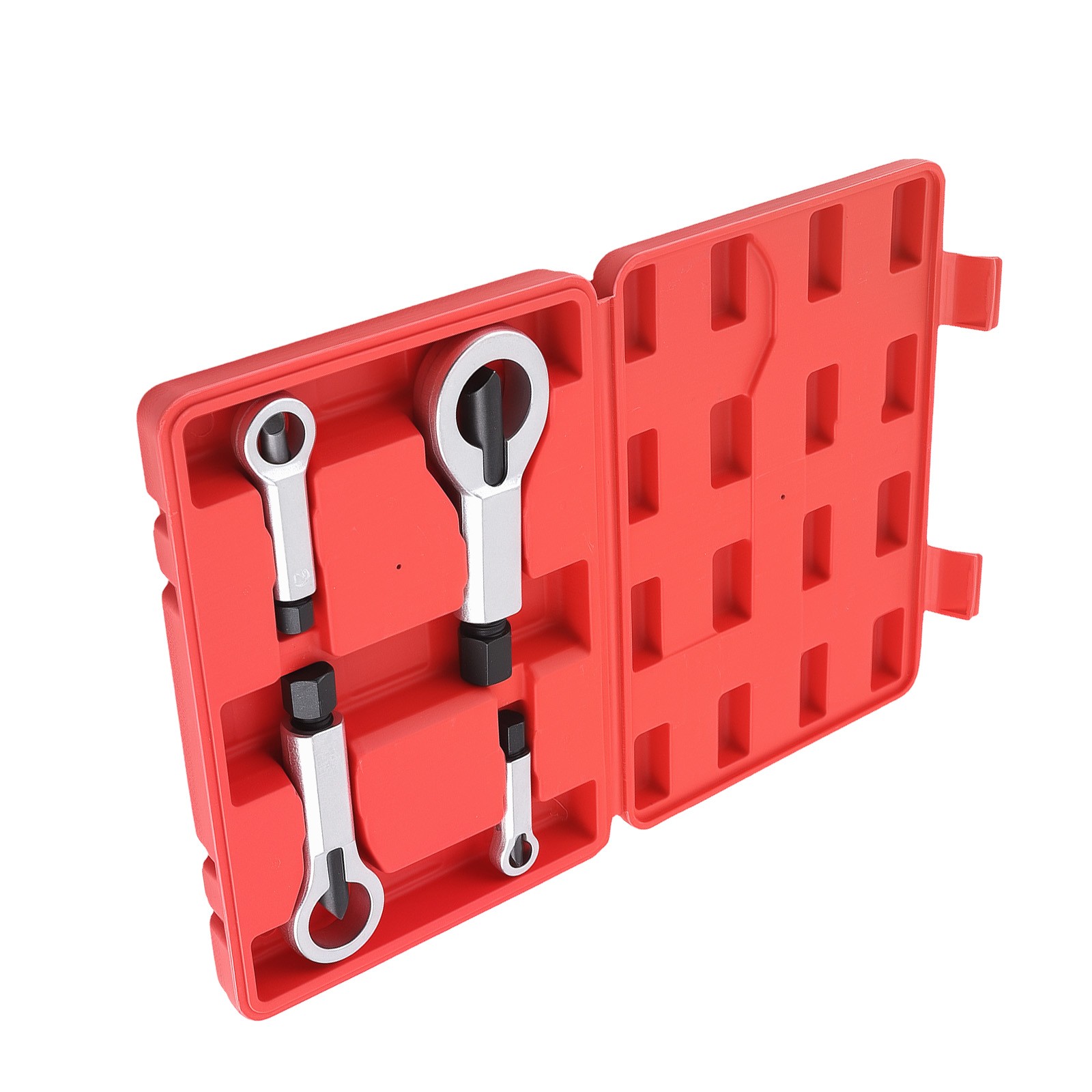 4PCS Nut Splitter Heavy Duty Nut Splitter Tool Kit Manual Nut Extractor 9-27mm