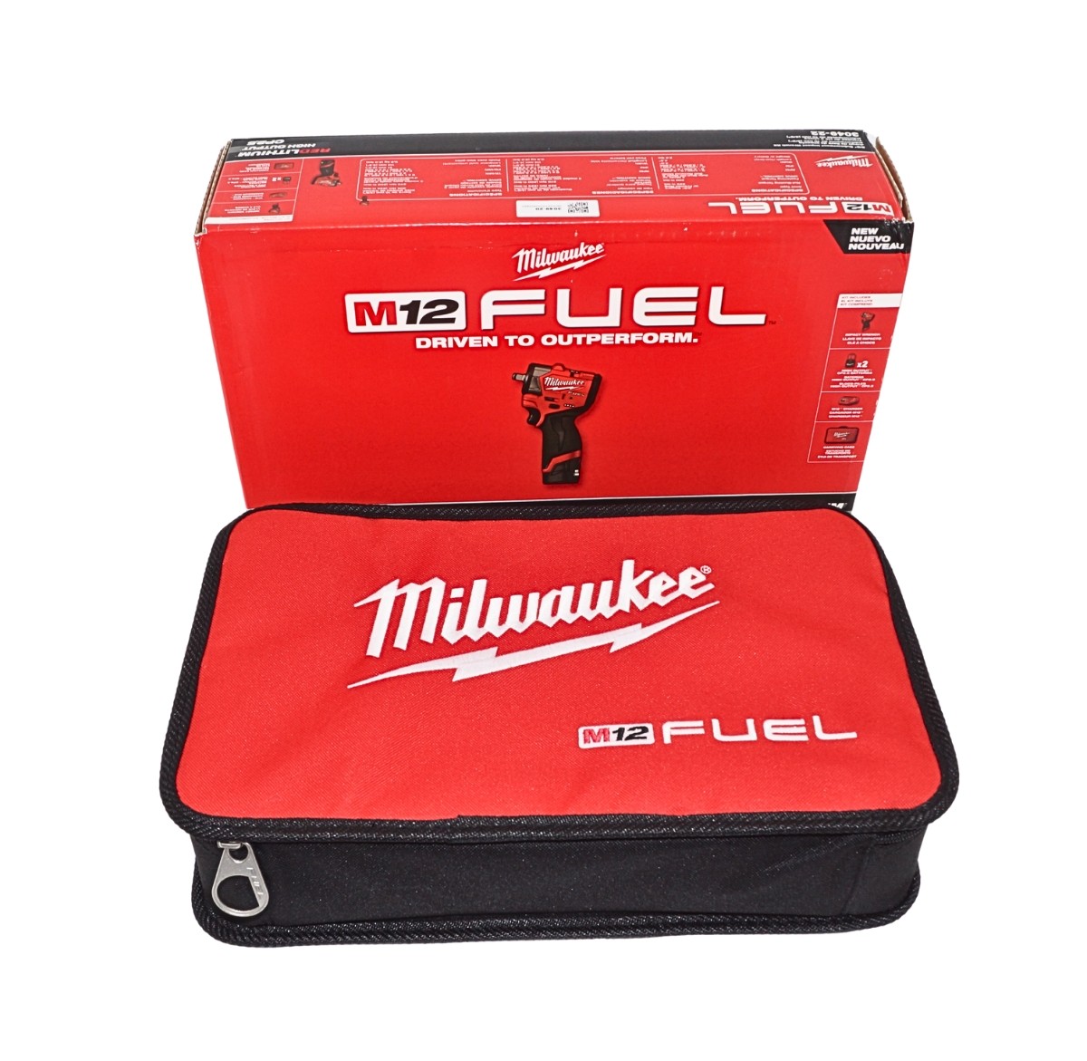 Milwaukee Tool M12 FUEL 3/8 Inch Subcompact Impact Wrench 2 Battery Kit 3049-22