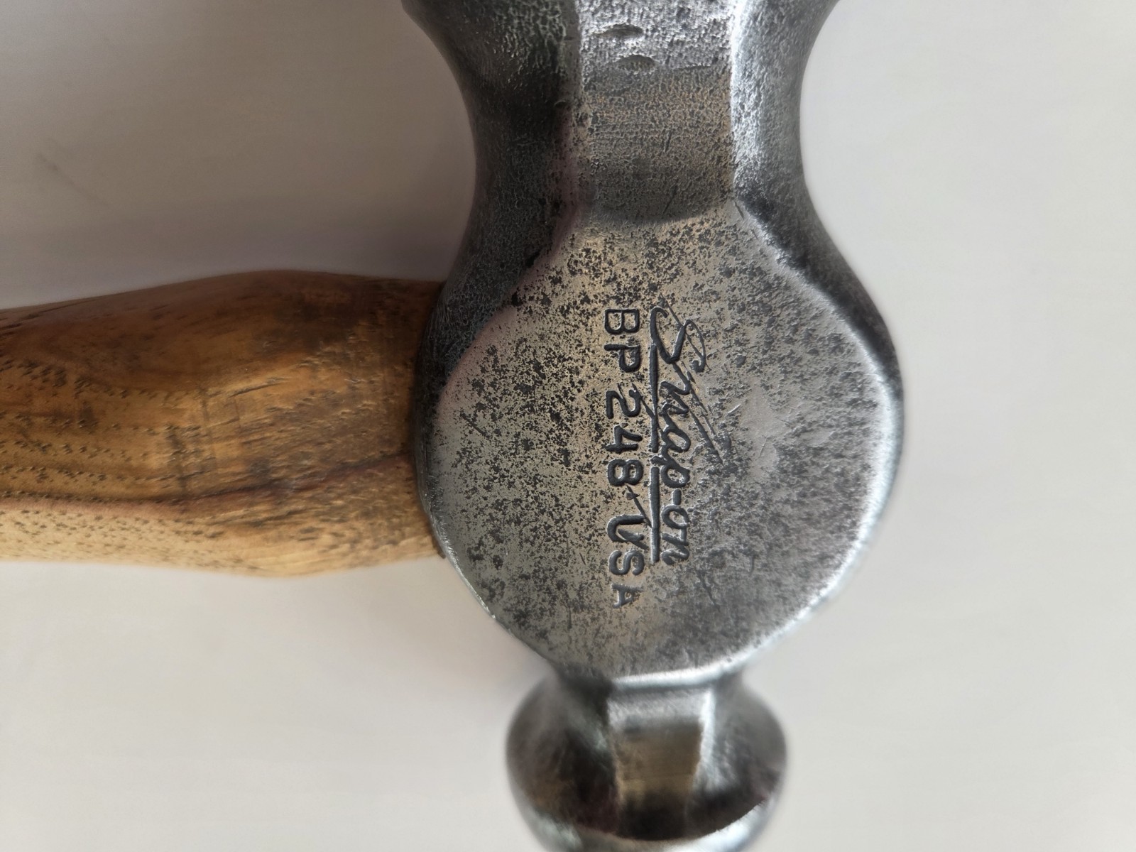 Vintage Snap On BP248 48oz Ball Peen Hammer With NEW Blue Point Handle