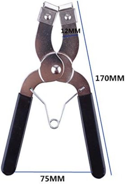 Adjustable Piston Ring Tool Set with Nickel-Plated Finish for Engine Maintenance