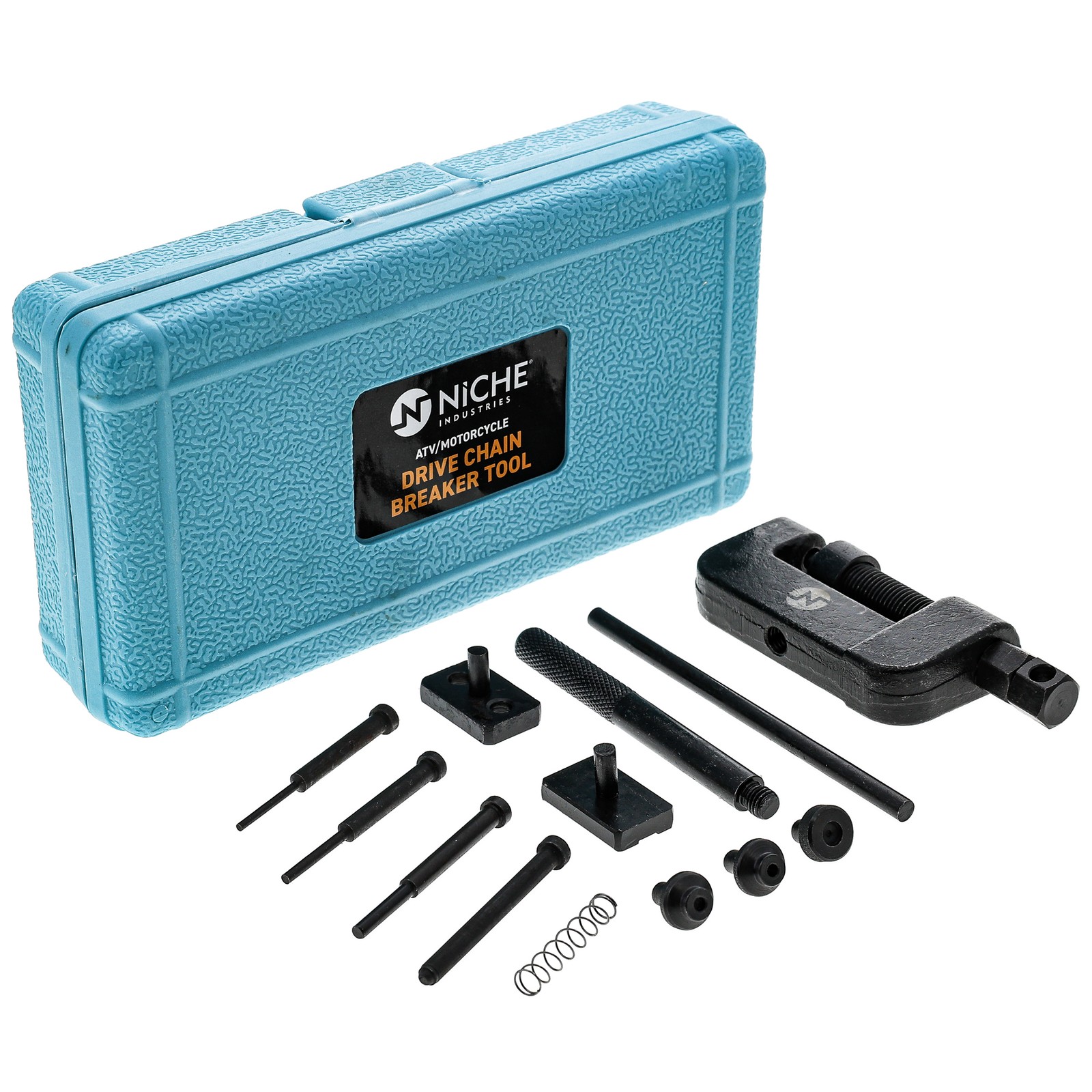 NICHE Chain Cutter Breaker Rivet Tool Kit for ATV Bike Motorcycle 13-Piece Set