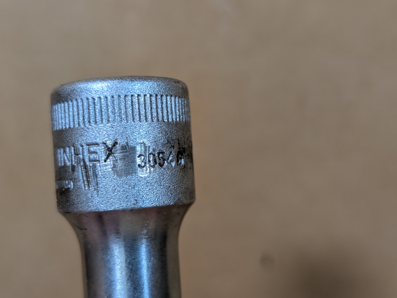 Vintage Mercedes Benz Stahlwille 8mm Cylinder Head 1/2 Socket Hex Bent Dogleg