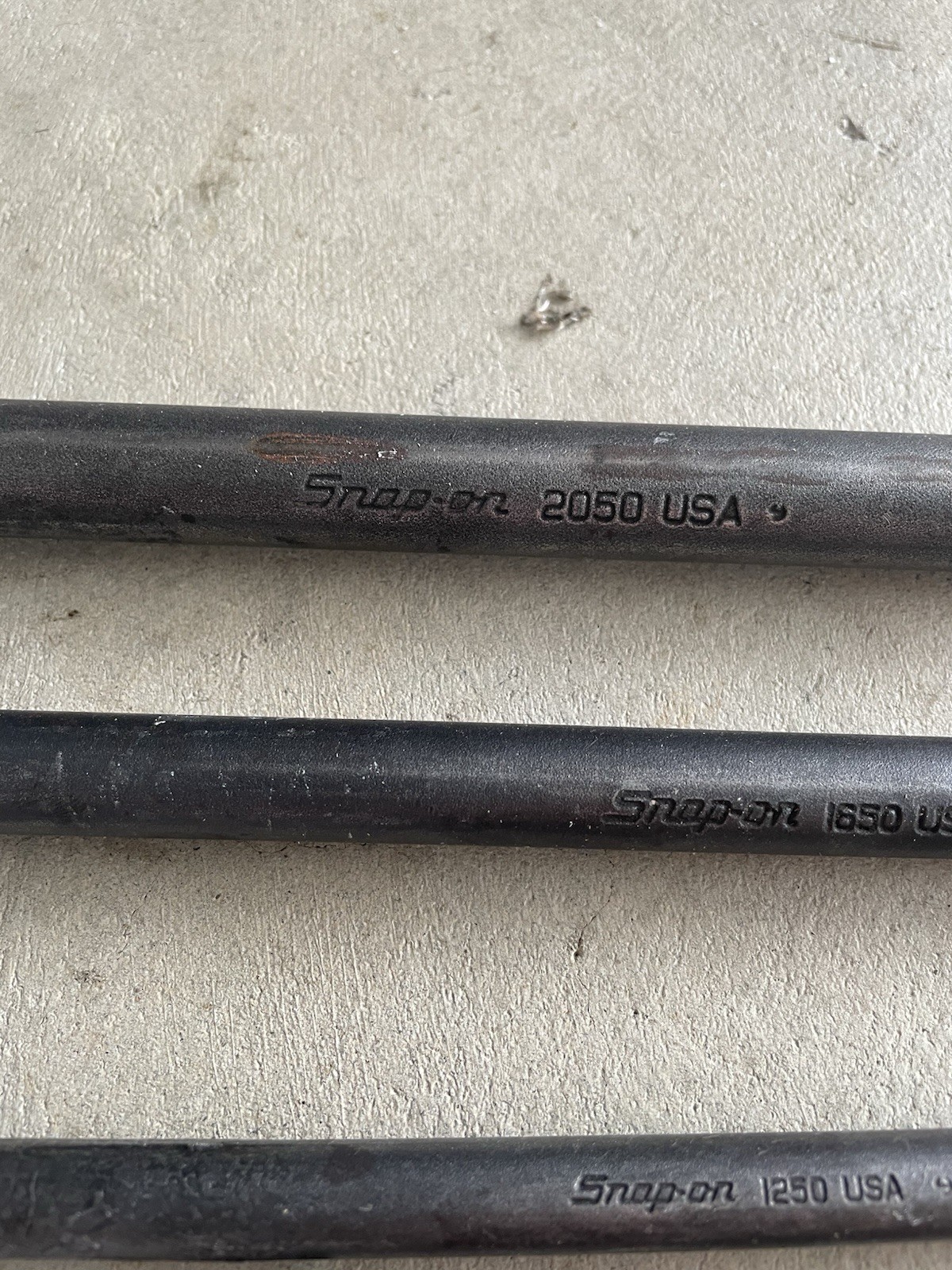 Snap-On PBS704 Heel Bar (Lady-foot) Prybar Set 6″ 12″ 16″ 20″ long