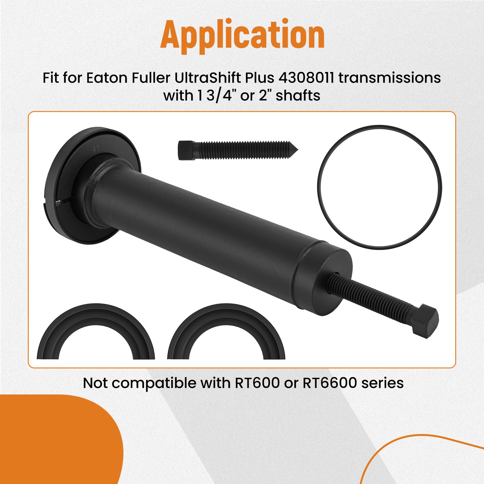 Bearing Extractor Kit for Eaton Fuller Ultra Shift Plus Trans 4308011 1.75-2″
