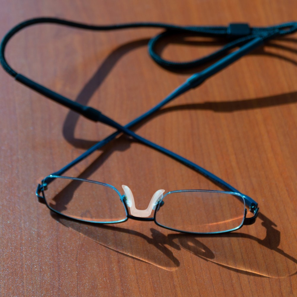 5 Pcs Eyeglass Nose Pads Clear Glasses Silicone Bridge Support for