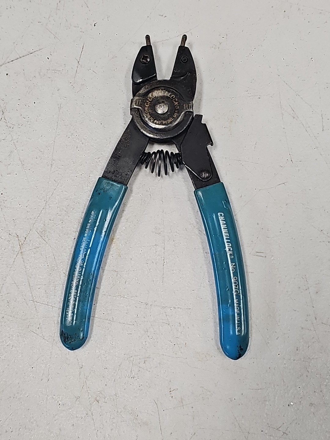 Channellock 907G Snap Ring Pliers Combination Switch Internal External Mechanic