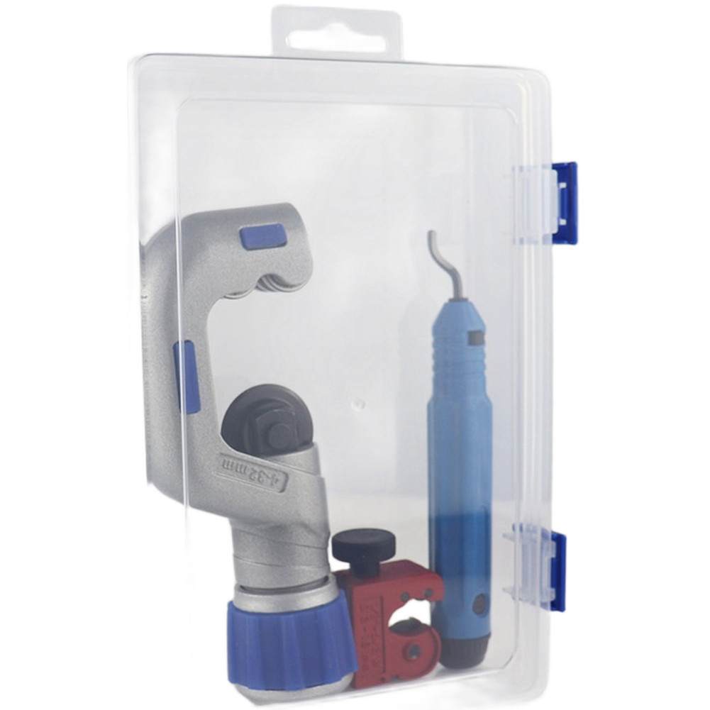 3PCS Bearing-Assisted Tube Cutter for Metal Plastic Pipes 1/8-5/8 inch