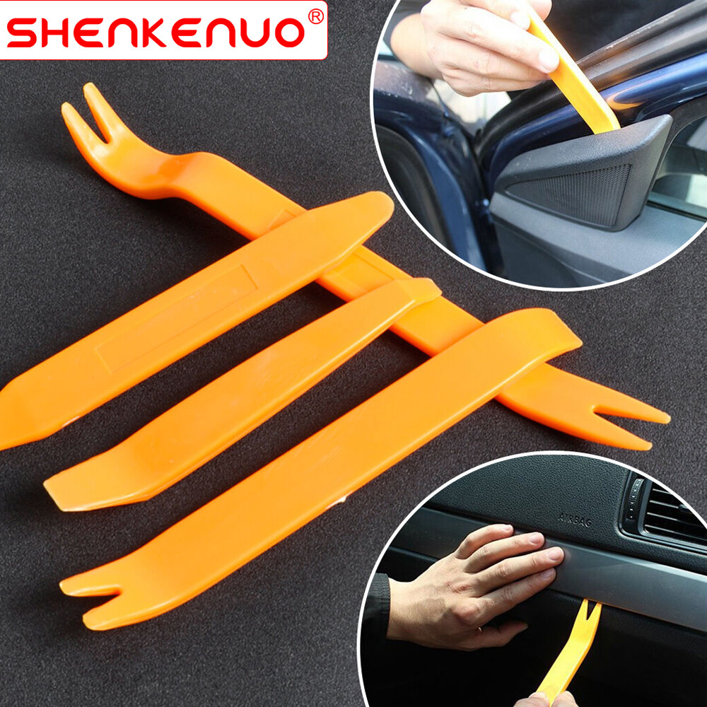 4Pcs/Set Trim Removal Pry Tool Kit for Car Radio Door Panel Fastener Dashboard