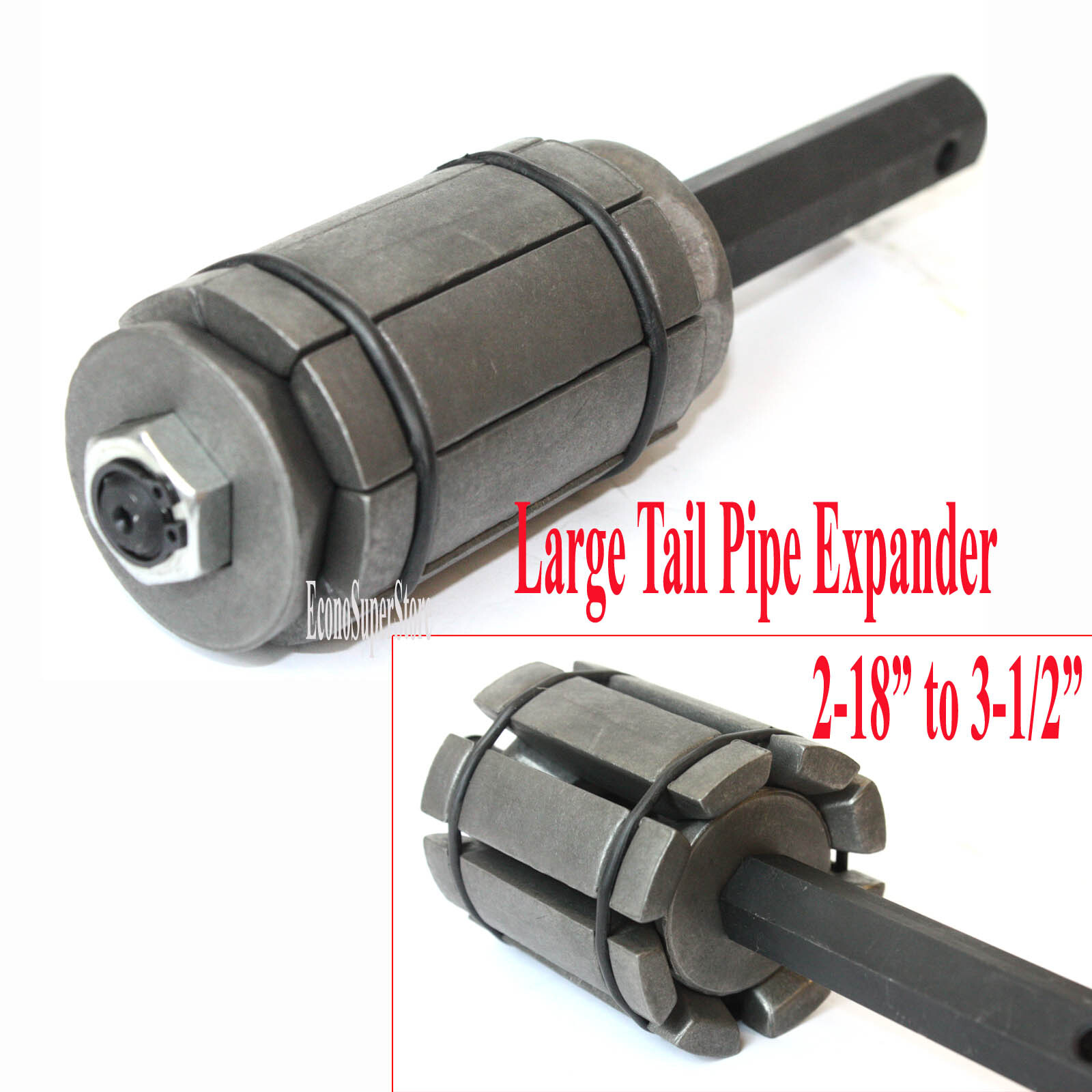 Tail Pipe Expander 3pc Set Exhaust Muffler Spreader Tool 1-1/18″ to 3-1/2″
