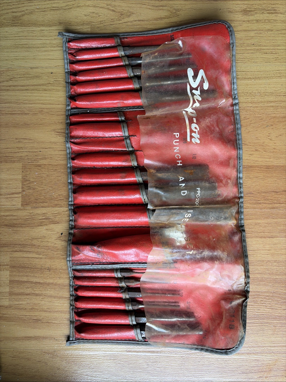Snap-On PPC200AK Vintage Punch & Chisel Master Set USA Partial Rusted