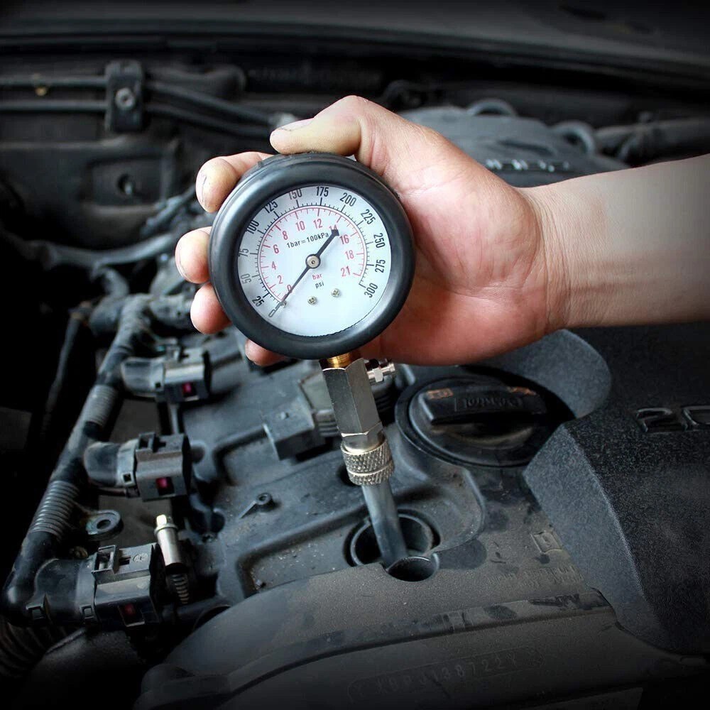 Engine Cylinder Compression Gauge Tester Kit Gas Engine Diagnostic Testing Tool