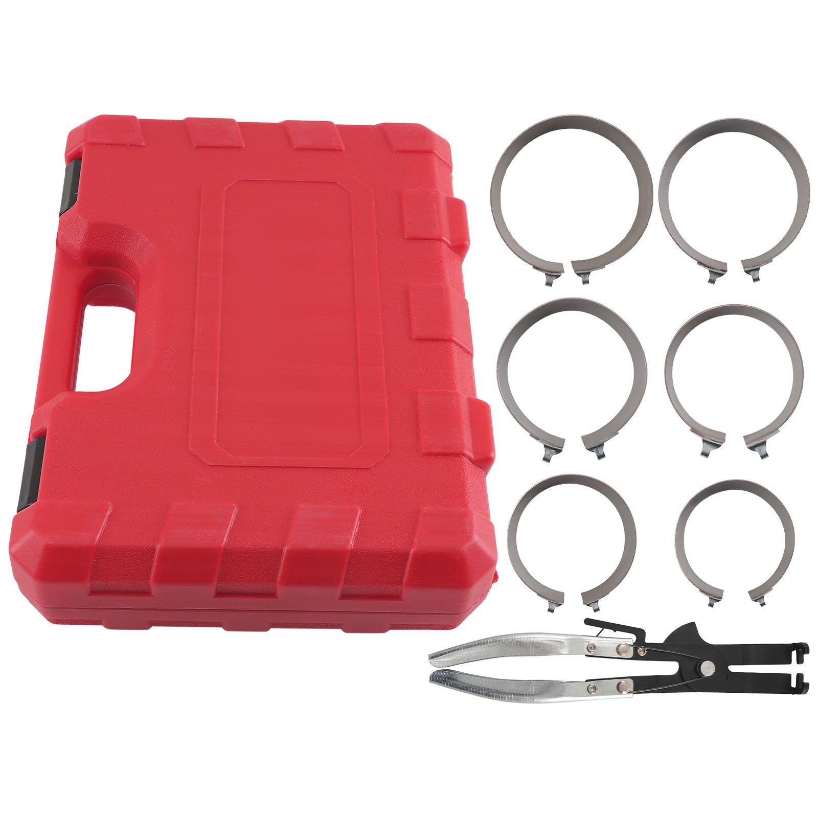 Auto Piston Ring Compressor 73-111mm for Car Engine Rebuild 7PC Tool Kit