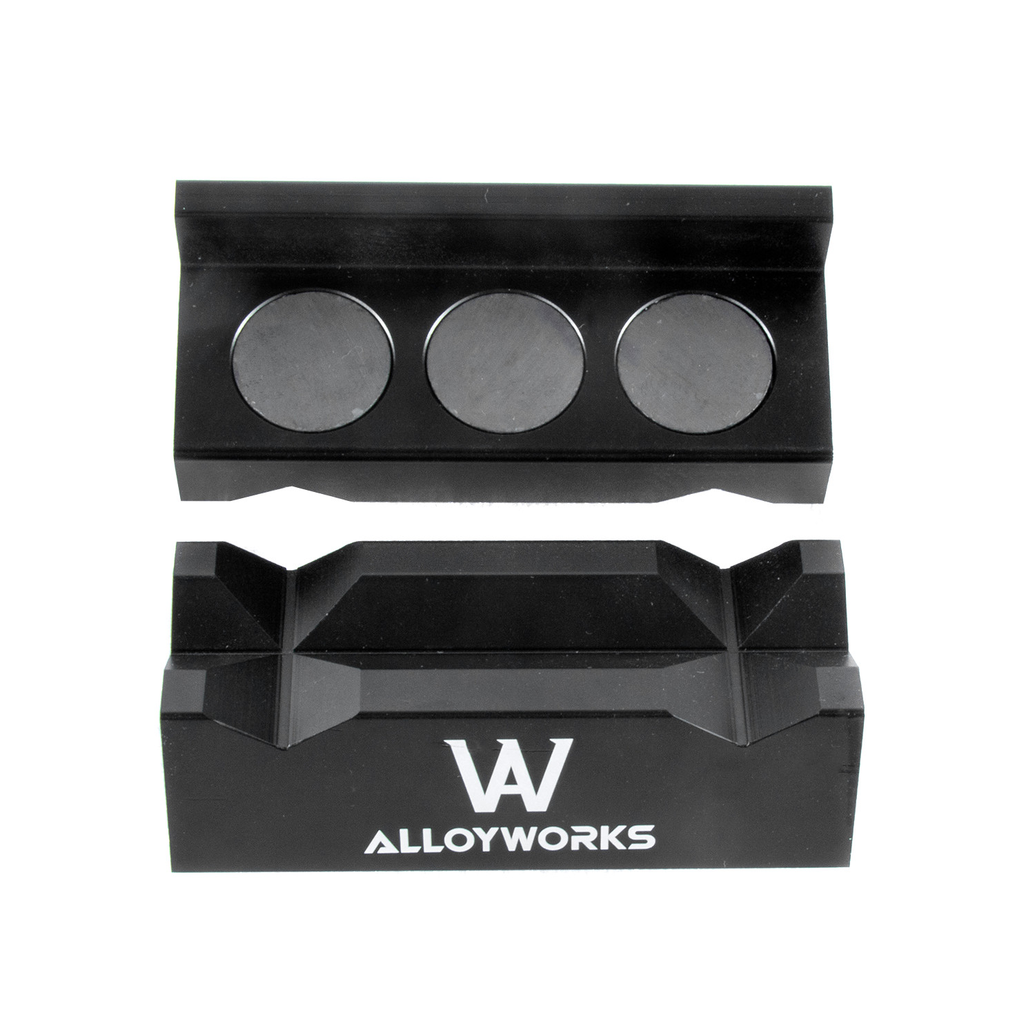 Aluminum Vise Jaw Protective Inserts With Magnetic Back Fits AN Fittings Billet