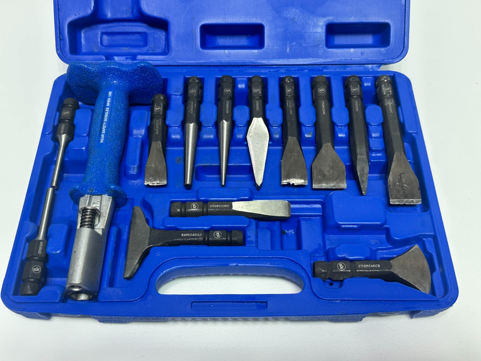 Cornwell Quick Change Drive Handle 14 Piece Punch and Chisel Set CTGPC15KIT