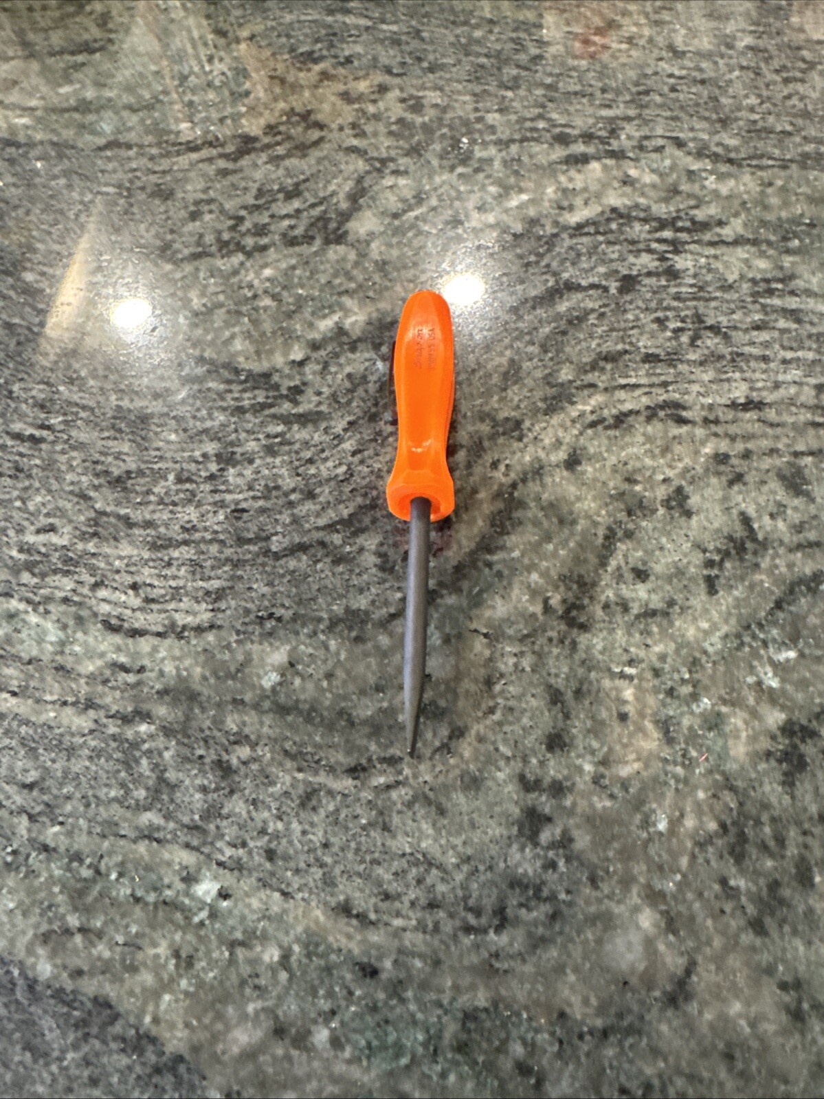 snap on pbms5o 5” straight tip mini pocket prybar orange