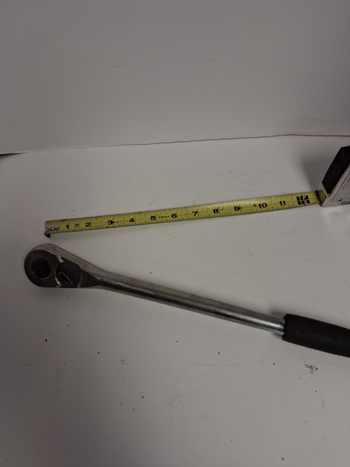 Vintage NAPA USA 1/2″ Drive 15″ Long Handle Ratchet No NS67
