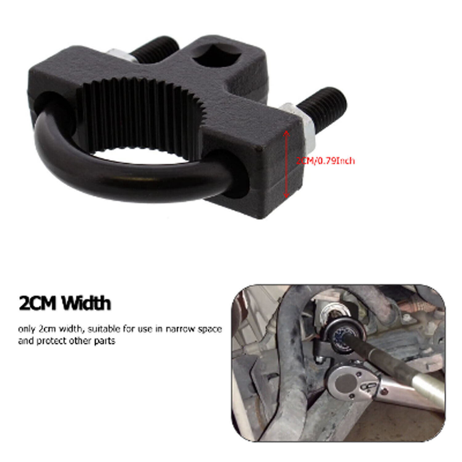 Inner Tie Rod Tool Removal Remover 3/8″ Low-Profile Turner Installer Car .