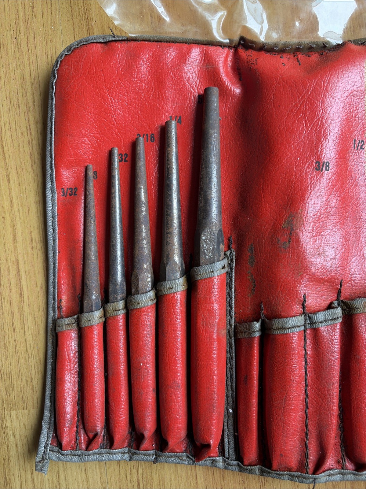 Snap-On PPC200AK Vintage Punch & Chisel Master Set USA Partial Rusted