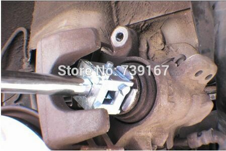 Rear Brake Disc Piston Caliper 3/8in Square Drive Rewind Tool Wind Back Adaptor